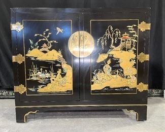 Vintage Japanese Lacquer Cabinet