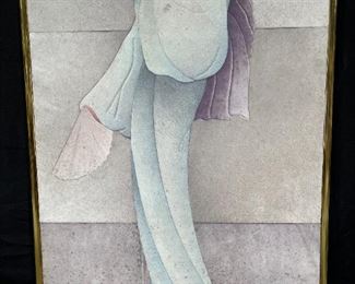 Jade Geisha Woman Silk 52/300 by Norma J Matsuguma