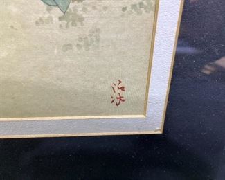 Japanese Red Crowned Cranes on Silk