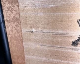 2 Vintage Japanese Signed Paintings on Silks