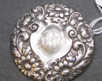 Victorian style sterling brooch