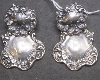 Victorian style sterling earrings