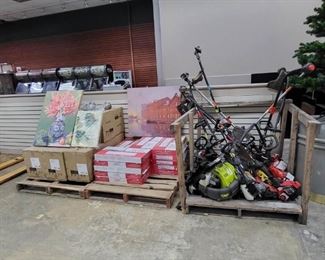 Gas Powered Tools, Brand New Tile, New In Box Lighting, Canvas Art