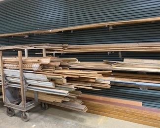 Lots of wood building materiel 