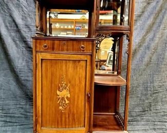 Antique Music Cabinet with inlay