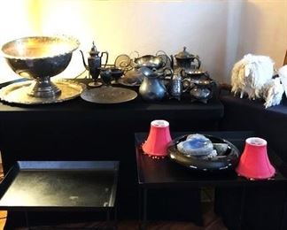 Silver Plate Punch Bowl 