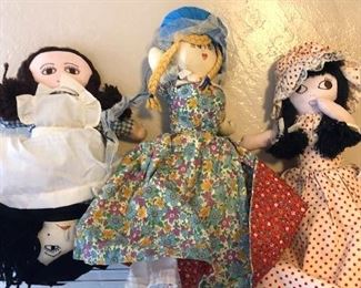 Vitnage Reversible Rag Dolls 