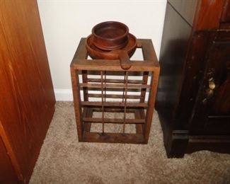 Crate wine holder $15, Wood pieces $5-10 each