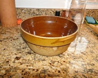 Old Pottery mixing Bowl $25