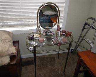 Glass Top Vanity $50