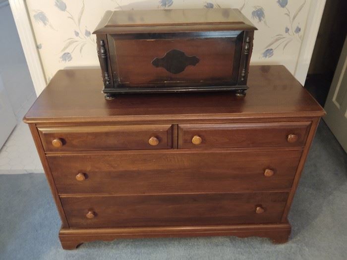 Antique chest Of Drawers And Special Cabinet