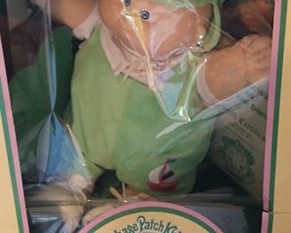 Original Vintage Cabbage Patch Dolls In Box
