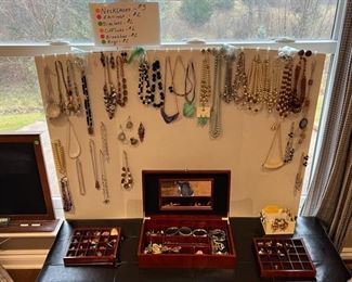 Large Selection of Costume Jewelry.