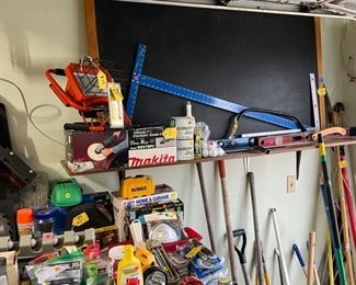 Work Light, Levels, Squares, Handyman Equipment and Tools