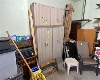 Rubbermade Storage Cabinets, Mop and Bucket and Other Storage Bins