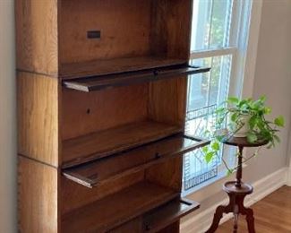 Antique 5-tier Pearson sectional bookcase