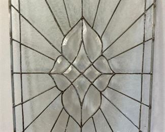 Vintage stained glass panel