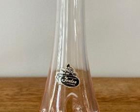 Fenton pink swung Strawberry glass vase