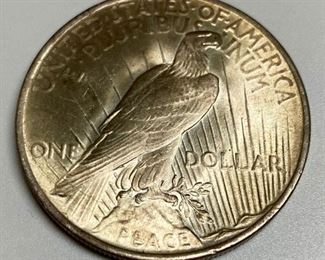 1923 Liberty Peace silver dollar
