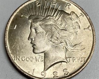 1923 Liberty Peace silver dollar