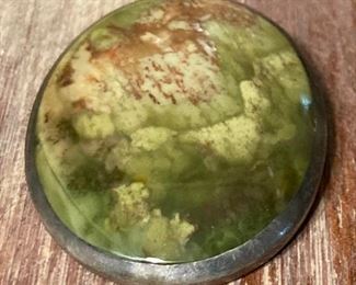 Semi-precious sterling Warren Wood pendant