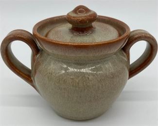 Potluck by Laura Teague sugar jar with lid