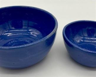 ByBee blue 6" bowl and 4.5" bowl