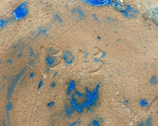 ByBee blue ruffle rim large bowl