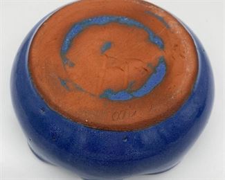 ByBee blue ruffle rim small bowl