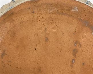 ByBee blue spongeware pie plate