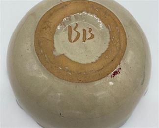 Bybee blue spongeware bowl