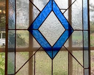 Stained glass panel