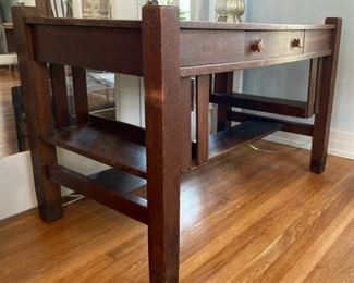Antique Mission library desk