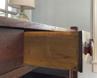 Antique Mission library desk