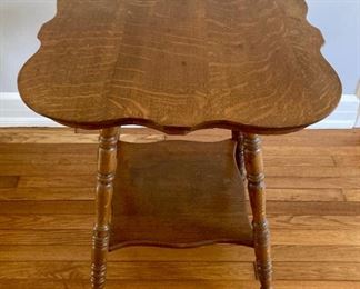 Antique occasional oak table