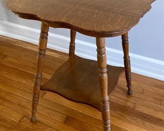 Antique occasional oak table