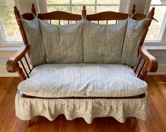 Vintage rocking love seat