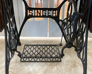 Antique Singer Sewing table