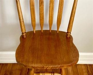 Vintage wooden bar stool