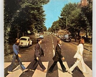Vintage vinyl album "Abbey Road" by The Beatles