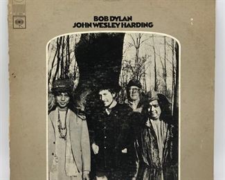 Vintage vinyl album "John Wesley Harding" by Bob Dylan
