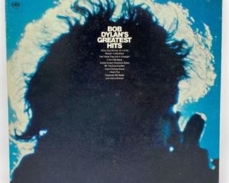 Vintage vinyl album "Greatest Hits" by Bob Dylan