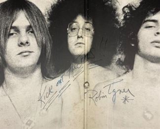 Vintage vinyl album "Kick Out the Jams" by MC5 (signed by Robin Tyner)