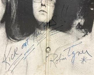 Vintage vinyl album "Kick Out the Jams" by MC5 (signed by Robin Tyner)
