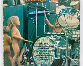 Vintage vinyl album "Woodstock Two"