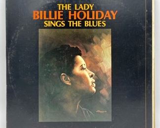 Vintage vinyl album "The Lady Sings the Blues" by Billie Holiday