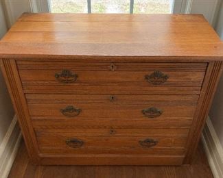 1920s Antique three-drawer dresser