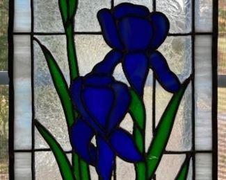 Stained glass panel
