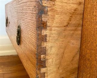 Antique 1920s wood inlay wardrobe