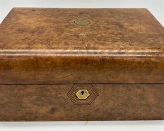 Antique 1800s Burl wood box